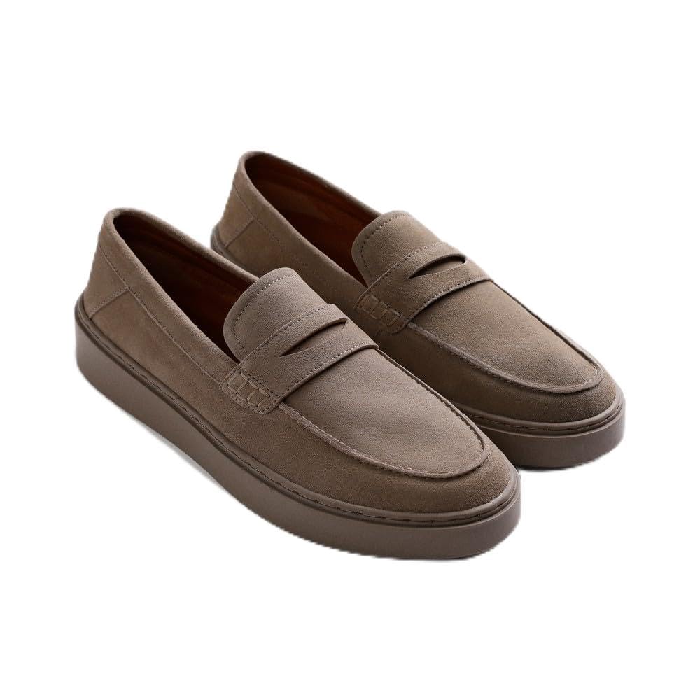 GIOSEPPO IMUS, Men's Loafer, Taupe, 44 EU