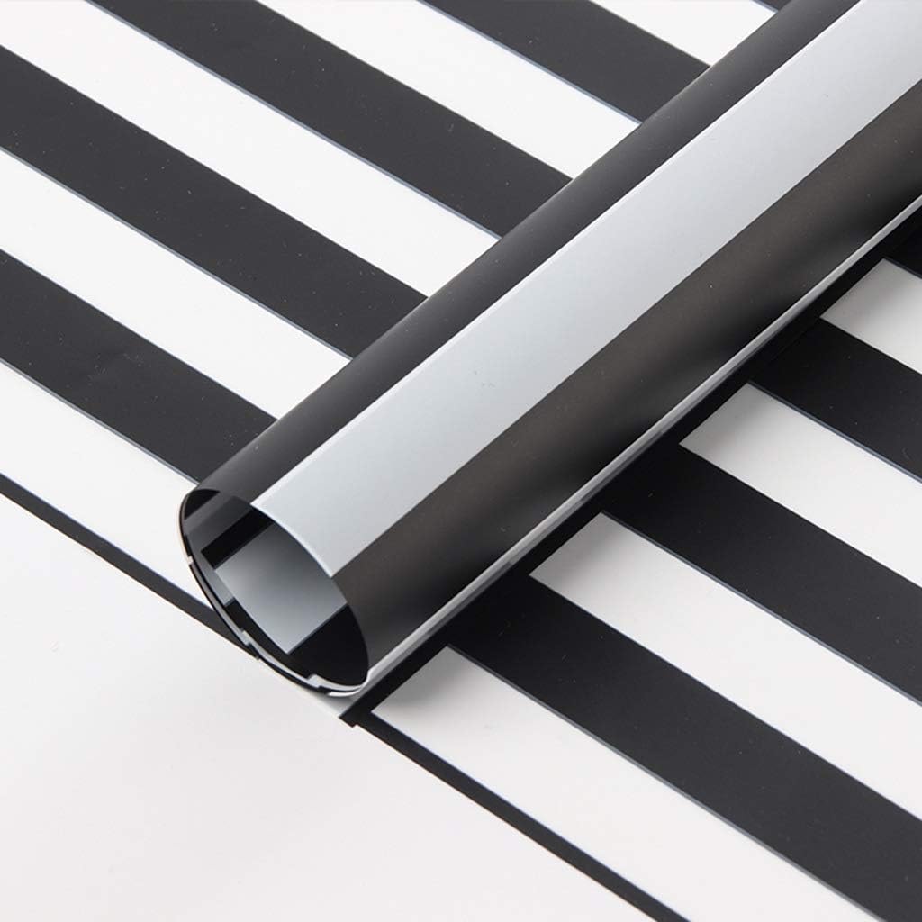 Amazon.co.jp CJXin ストライプ包装紙、厚手の防水ブーケラッパー学生本ラッパー手作りの紙ギフトラッパー、60 * 60