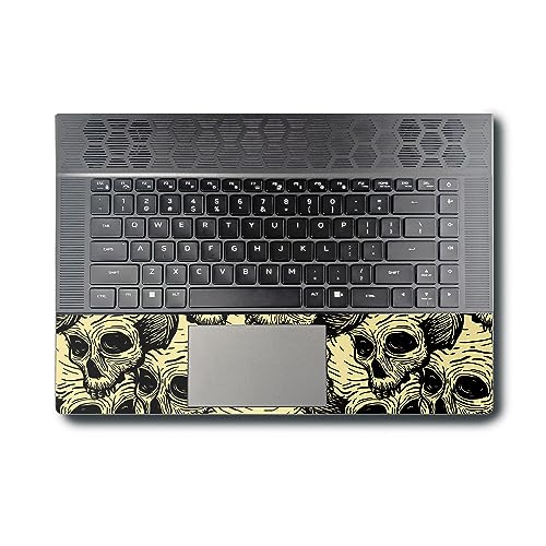 Image of MightySkins Skin Compatible with Alienware X16 R1 (2023) Full Wrap Kit - Inked Skulls | Protective, Durable, and Unique Vinyl Decal wrap Cover | Easy to Apply & Change Styles | Made in The USA