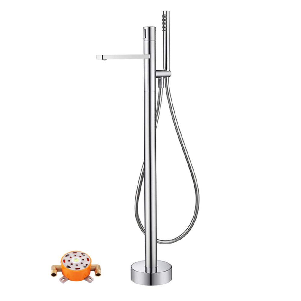 Robinet de douche baignoire debout à cascade pour une salle de bain de style spa