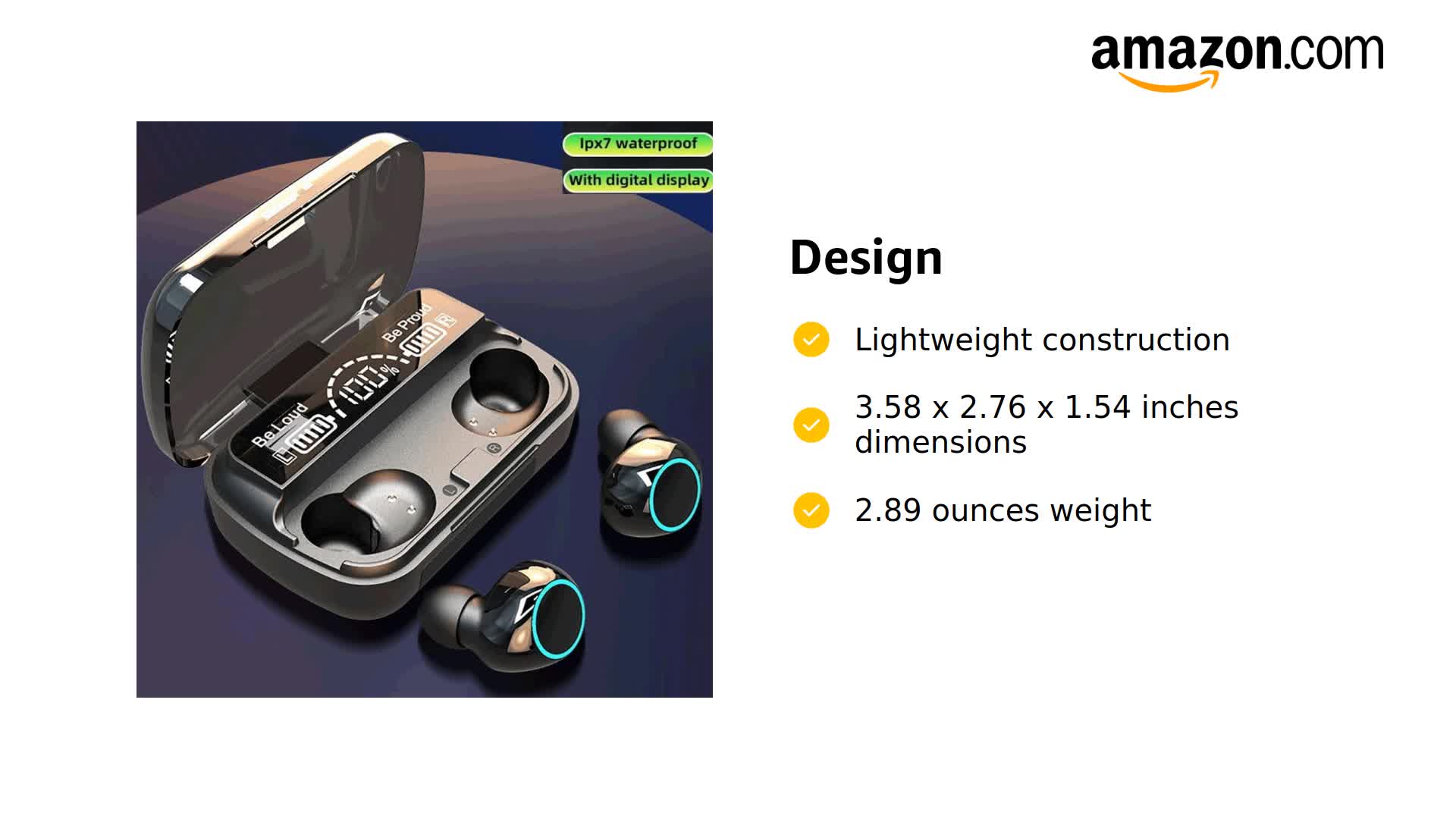 Amazon.com: ZYHKJYL TWS True Wireless Earbuds M10, Bluetooth