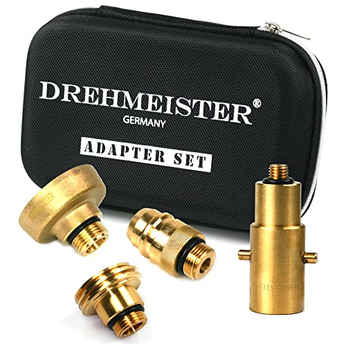 Drehmeister Kit d'adaptateurs GPL M10 Adaptateur pour réservoir avec boîtier Extra Long - Tous Les adaptateurs Europa Autogas (M10/W21.8) Cover