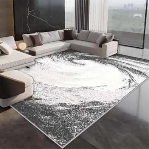 Tapis de bureau design simple gris antidérapant et insonorisé