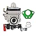 Savior Carburetor with Primer Blub Gasket for 22.5CC 23CC Goped Sport Bigfoot Liquimatic Go Quad G23LH