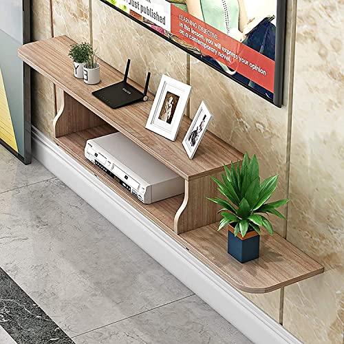 Meuble TV flottant D 120cm, console murale pour salon