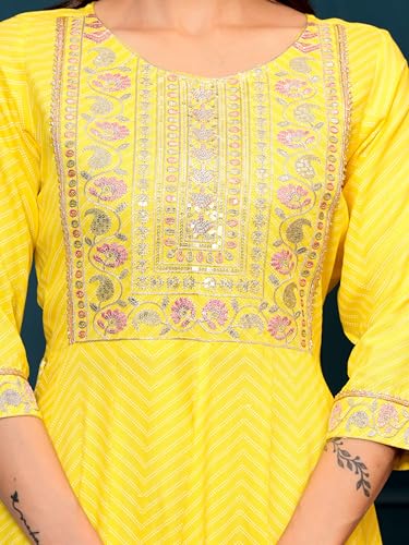 Image of MANHAREE | Women's Rayon Kurta with Pant & Dupatta Set
