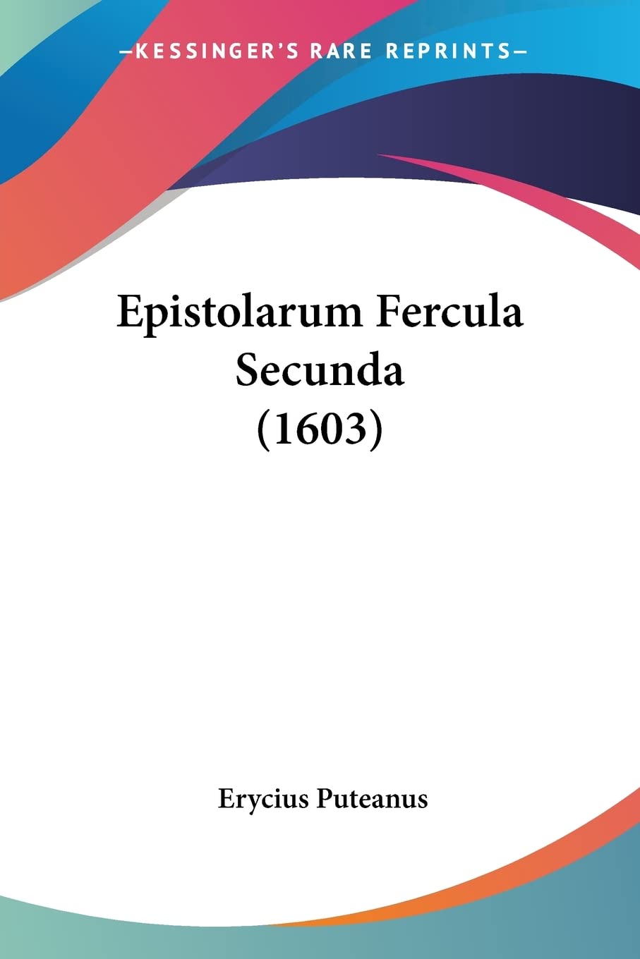 Epistolarum Fercula Secunda (1603)