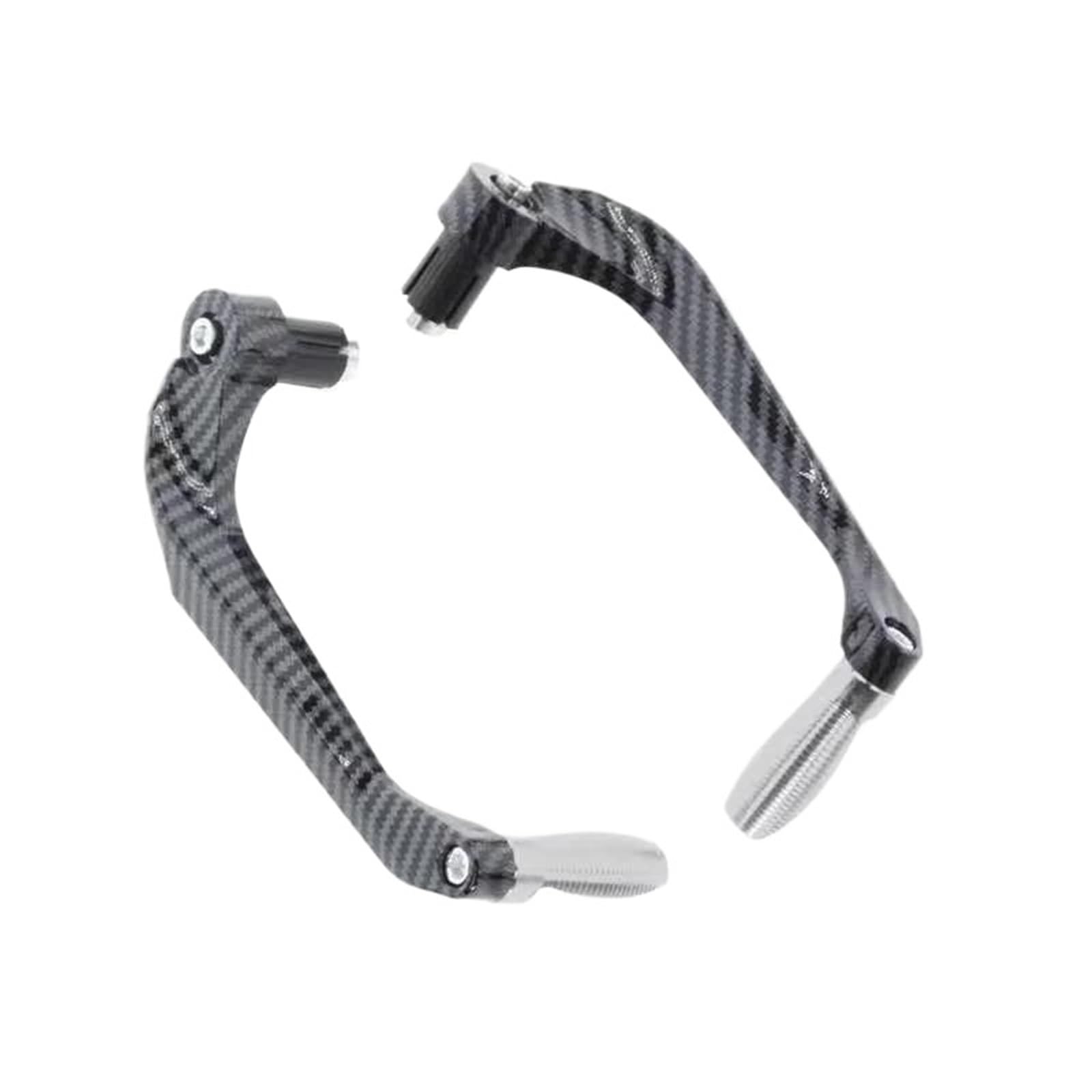 Hjtedhe Sliver Motorcycle Handlebar Brake Clutch Levers Protector Guard Handle Bar Universal Motorcycle Brake Clutch(Sliver)