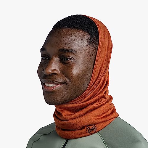 Buff Lightweight Merino Wool Neck Gaiter, 100% Ethically Sourced Wool,Versatile, Temperature Regulating Face Mask, Adult Size3