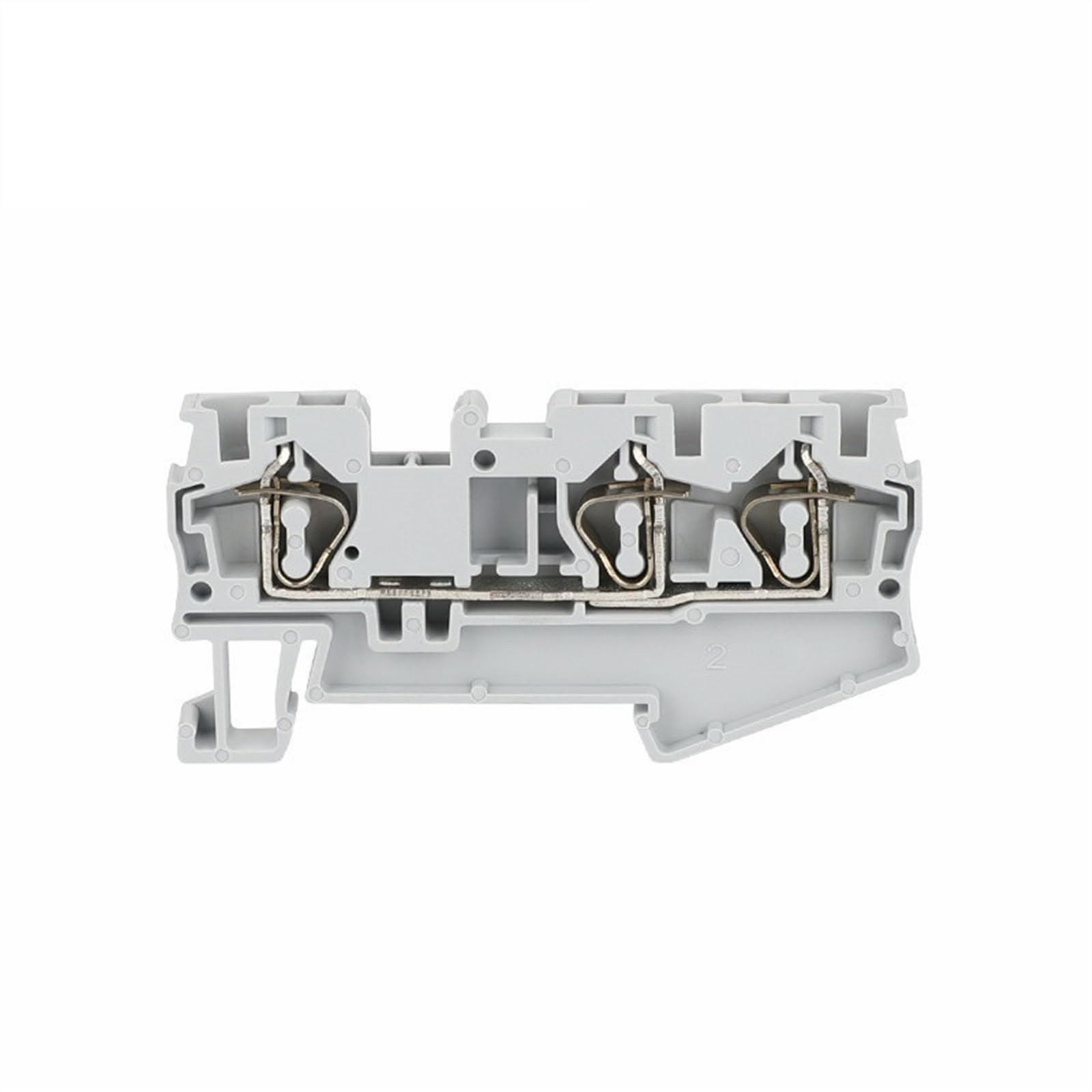 Connecteur de Rail Din ST4-TW, cage à ressort, 3 contacts, 4 mm², 12awg, alimentation de câble électrique, prise de fil, bornier ST 4-TWIN, 10 pièces(Orange)