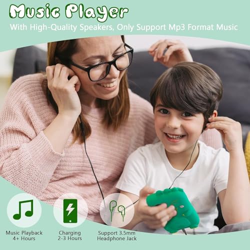 Image of Kids Smartphone Toy with MP3 Music Player Dual Camera for Selfies in-Built Games 2.4 inch Screen 8MP Camera Toys for Boys & Girls (Blue)