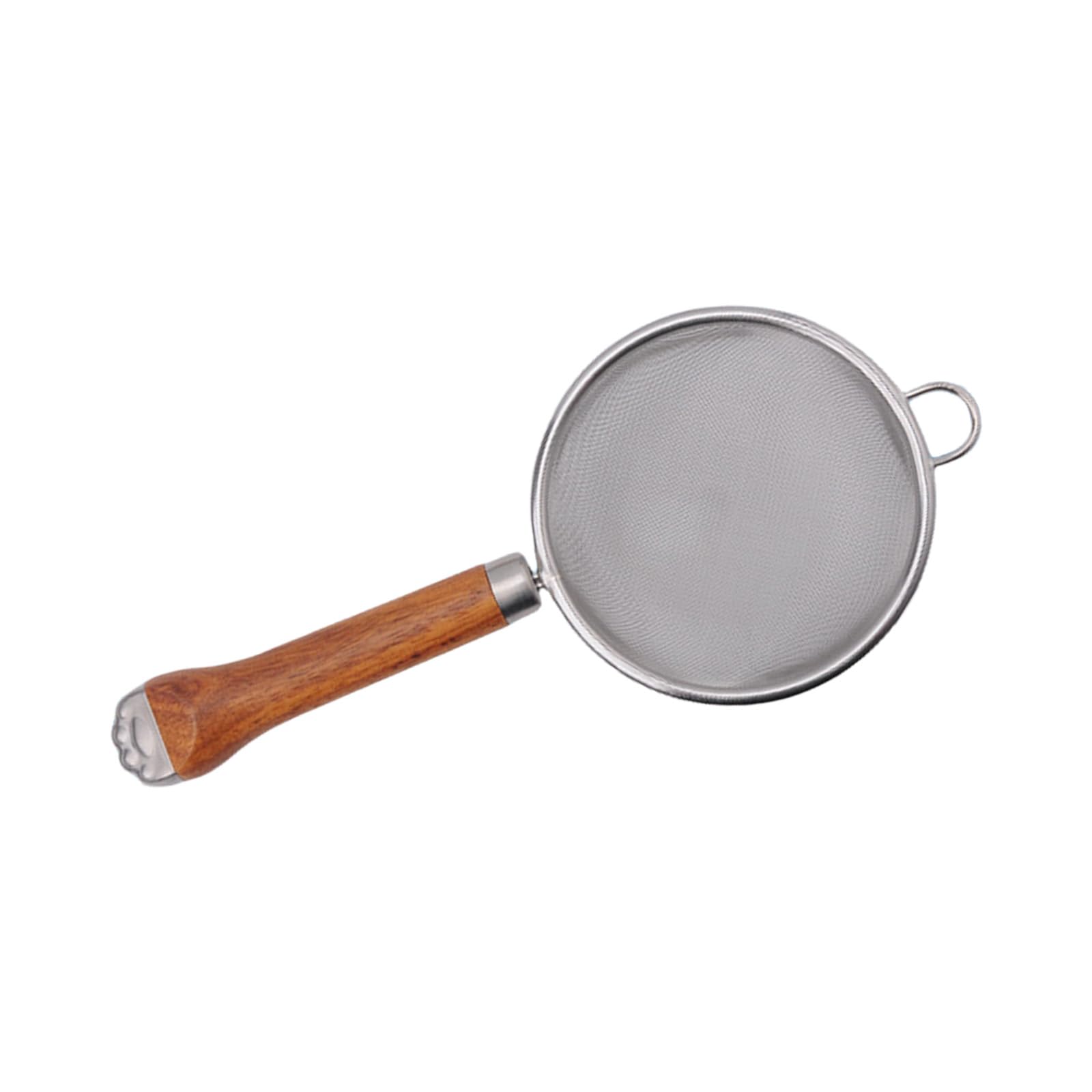 Buxuaaaa Multicolor Cats Themed Nonrust Steel Flour Sieve Fine Meshes Filter For Cocoa Powder And Baking Needs Cats Paws Flour Sifter