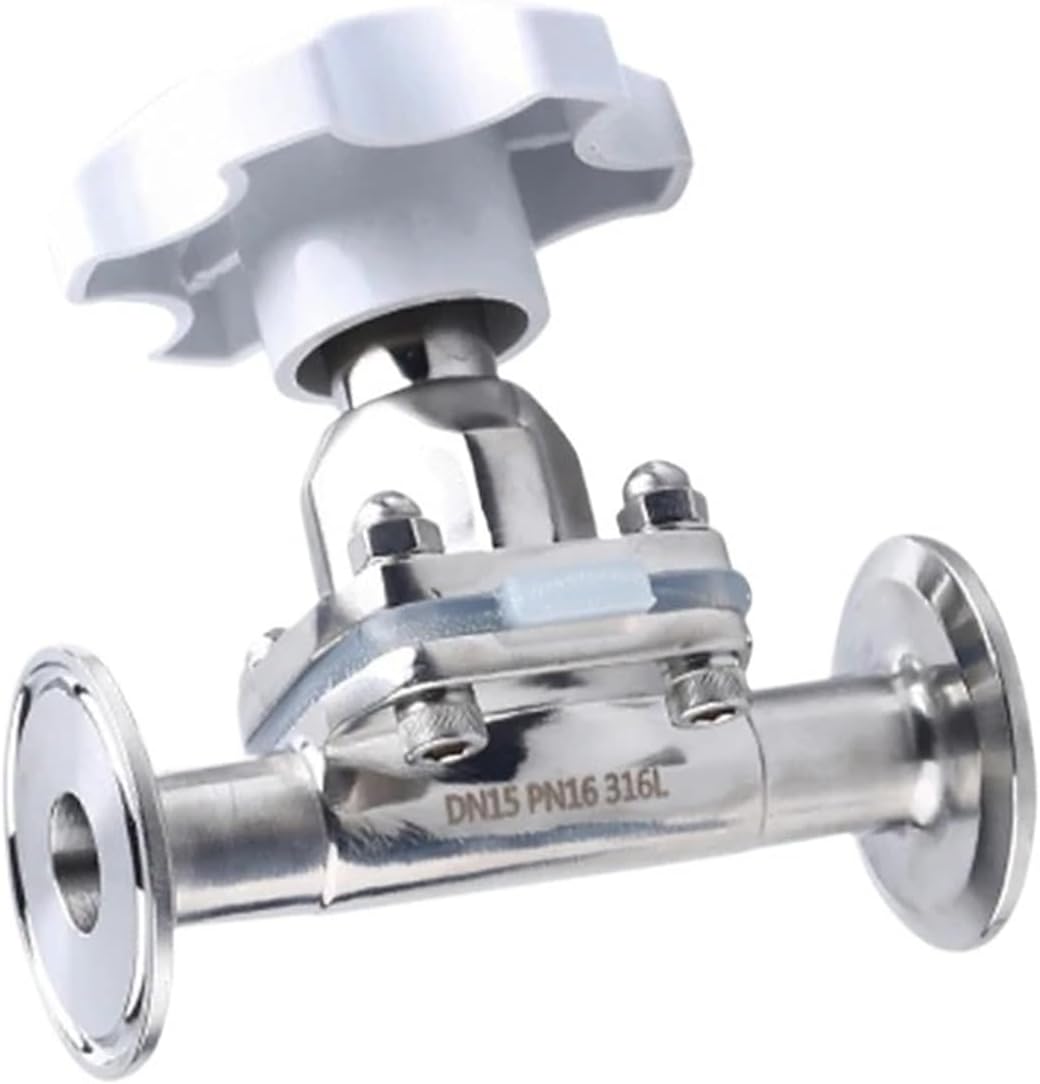 DN15 DN20 DN25 DN50 Diaphragm Valve 1.5" 2" Tri Clamp Diaphragm Valve(38mm x Ferrule 50.5)