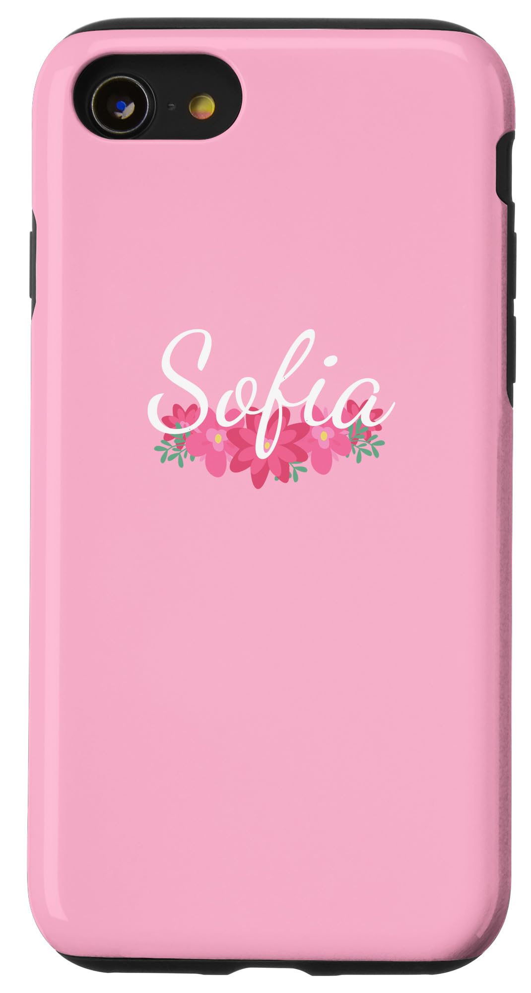 Amazon.com: Sofia - Custom Floral Phone Cover Pink Personalized Case for iPhone SE (2020) / 7 / 8 : Cell Phones & Accessories Amazon.com: Sofia - Custom Floral Phone Cover Pink Personalized Case for iPhone SE (2020) / 7 / 8 : Cell Phones & Accessories