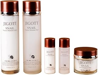 Jigott Snail Essence Moisture Skin Care 3Set,...