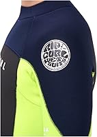 Vista 2 de Rip Curl Niños Omega 0.079 in Back Zip Shorty Traje De Neopreno 113BSP - Azul Marino