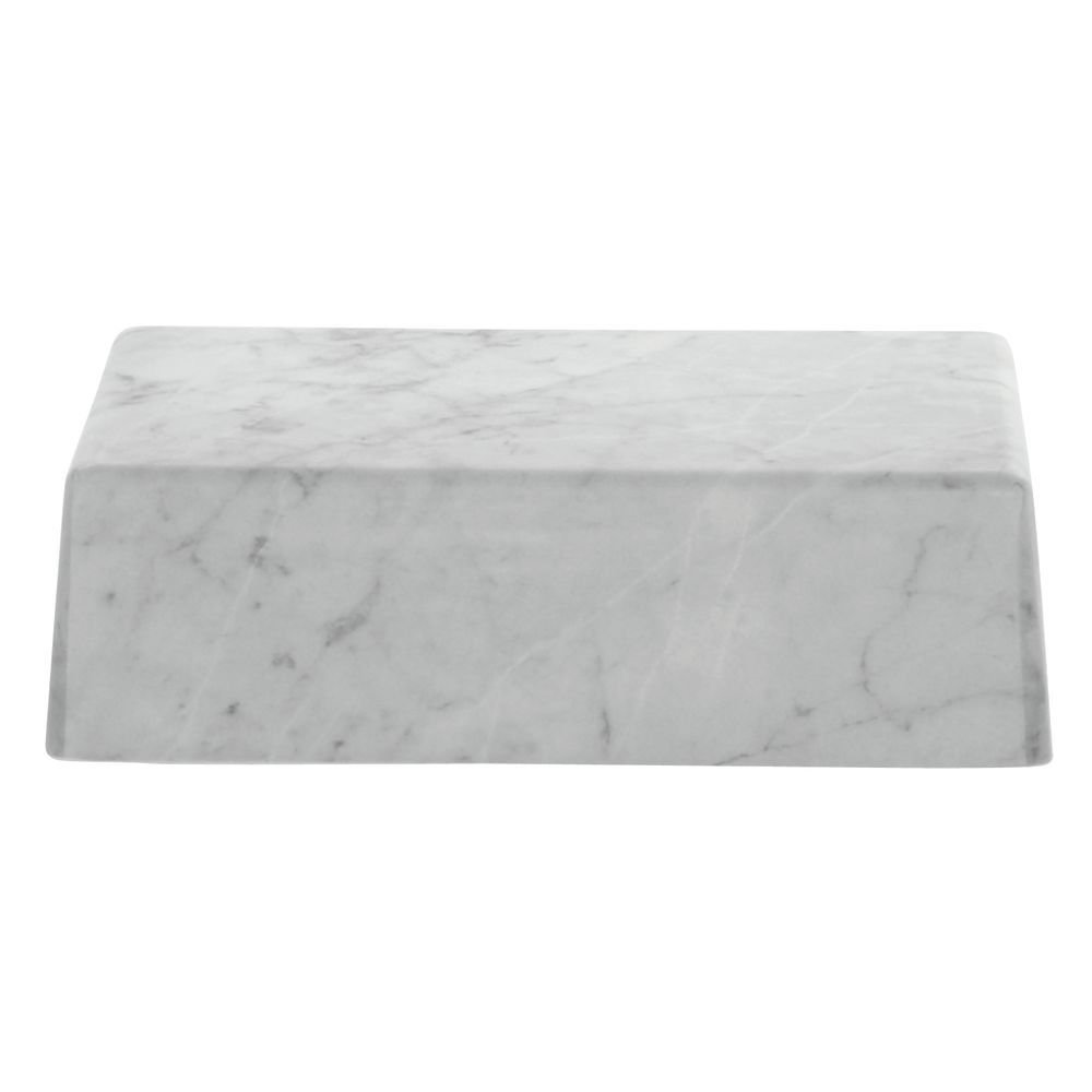 HUBERT Marble Look Display Riser - 10"L x 6"W x 3"H