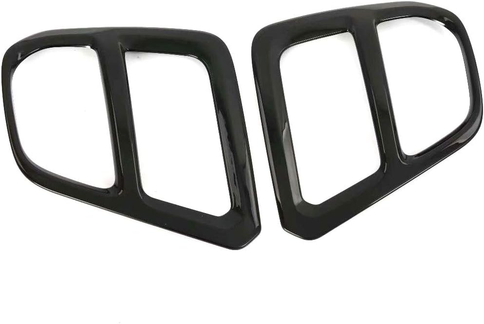 2pcs Rear Fog Light Fog Lamp Molding Cover Trims Bezel Trims for Subaru Forester 2019 2020 2021 (Rear Fog Light Cover)