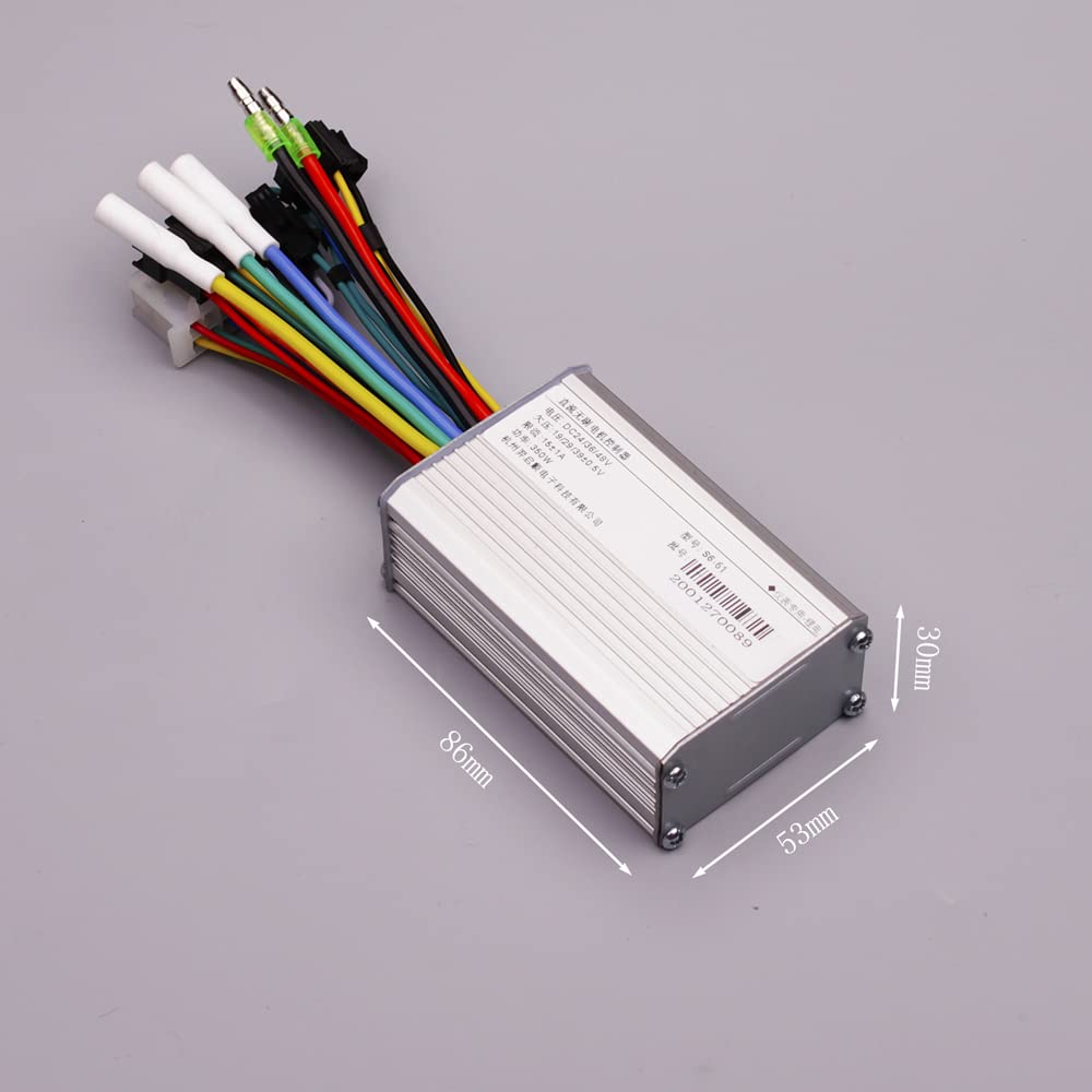 Centralina Monopattino Elettrico Bicicletta elettrica 2. 4V 36V 48 V 250W / 350W Controller Ebike senza spazzole impermeabile for bici elettrico Brushless Motor Controller ( Color : 48V 250W 350W )