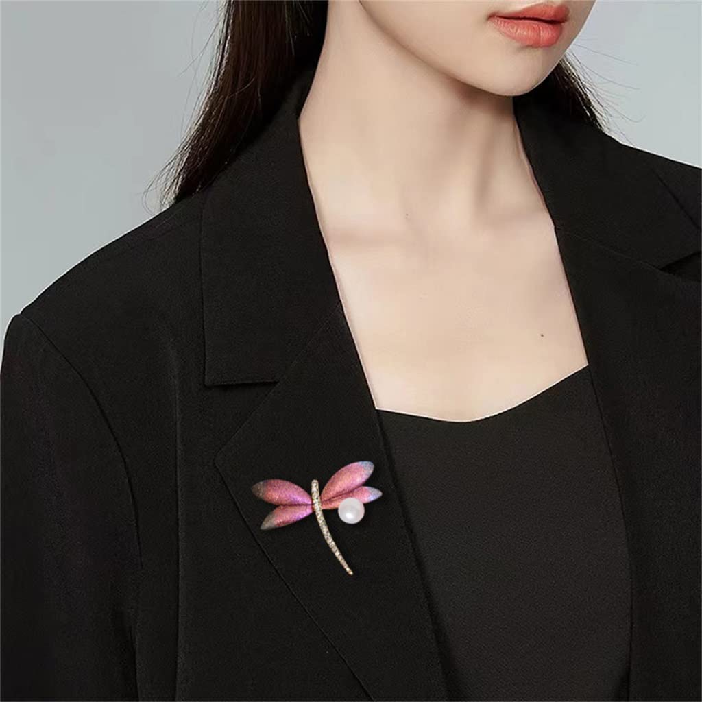 Libelle Perlen Brosche weibliche Corsage Pin Pullover Anzug personalisierte Schal Schnalle Zubehör