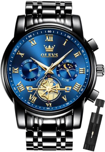 Image of OLEVS Watch for Men Classic Business Dress Stainless Steel Men Watch