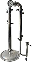 OakStills 2-Inch Stainless Modular Moonshine Still Column - Versatile for Vodka, Gin, Whiskey & Essential Oils
