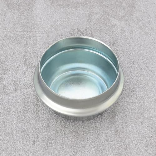 SG Store 2 Stück 40 Mm Staubkappe für Radnaben Fettabdeckung für Anhängerräder Kaltgewalzte Platte Verzinkt Passend für Anhängernaben mit Einem Innendurchmesser von 40 Mm Silberfarben