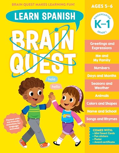 Brain Quest Workbook: Learn Spanish