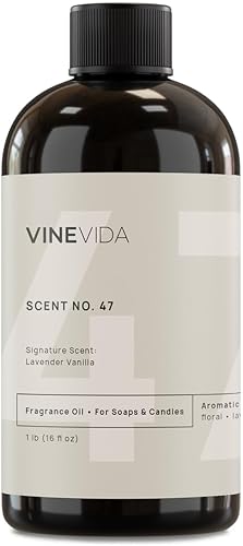 Miniatura 455 de VINEVIDA [4 onzas] Aceite de fragancia de madera de teca de caoba para fabricación de velas y fabricación de jabón, aromas de velas prémium para