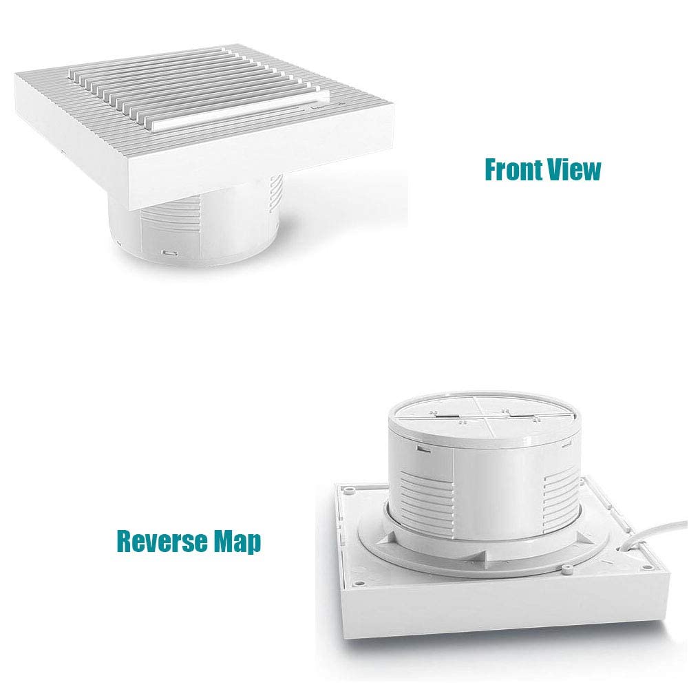 Aspiratore da 120 mm con impermeabilità IPX2 e Doppio Cuscinetto a Sfera per Bagno, Cucina, Basso consumo energetico