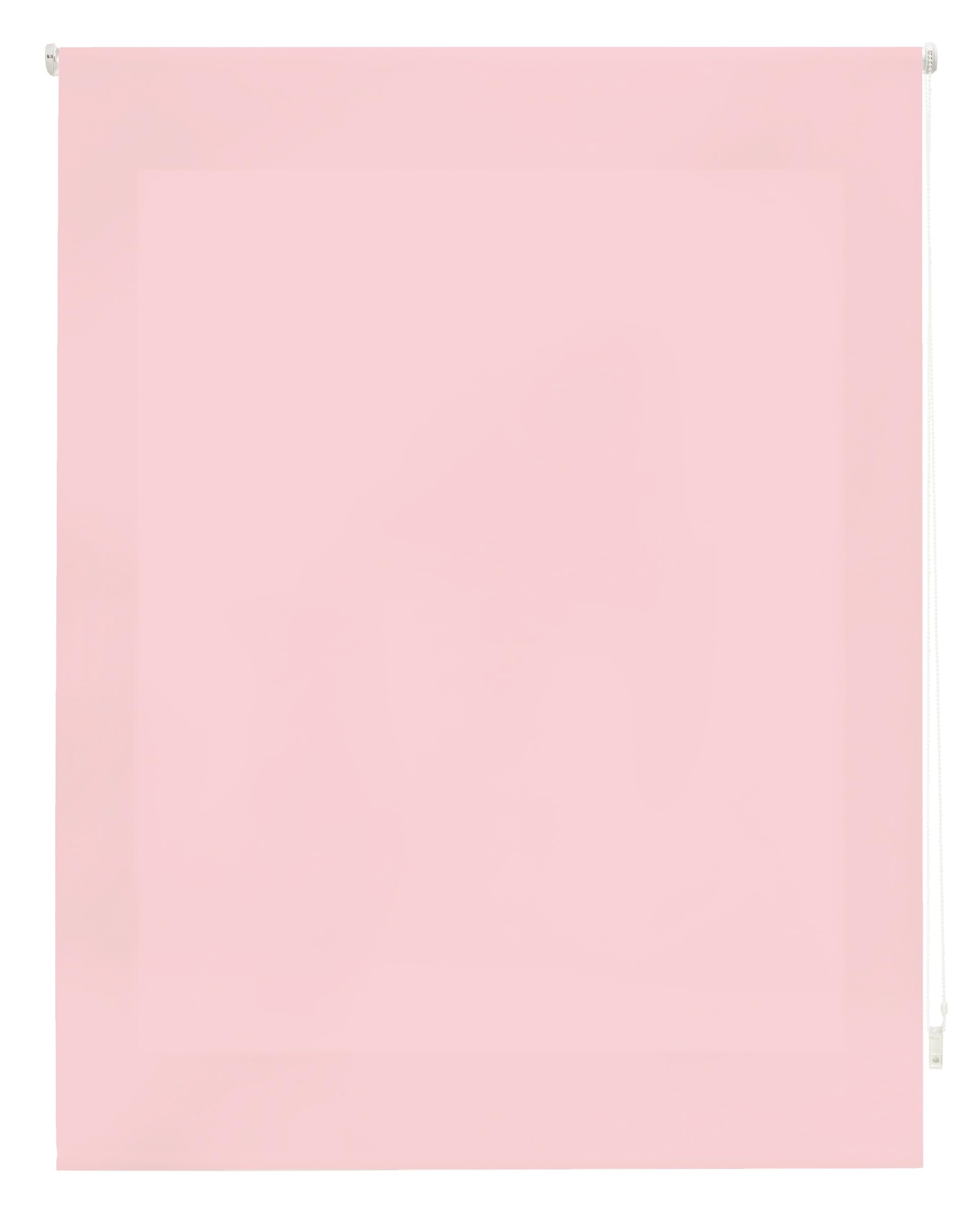 DECORBLIND | Smooth Translucent Roller Blind, Blind Size: 80 x 175 cm Width x Length/Plain Fabric Dimensions: 77 x 170 cm – Translucent Pink Blind Easy Installation to Wall or Ceiling