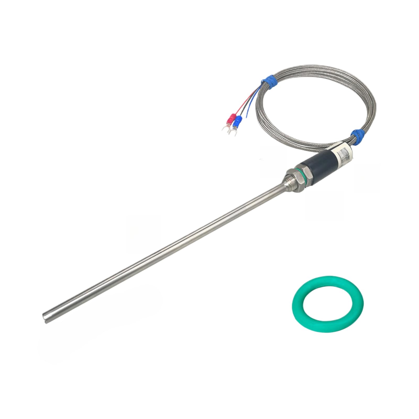 Sensor Pt100 monitor WZP-187 resistencia térmica platino varilla captura tipo K E 2