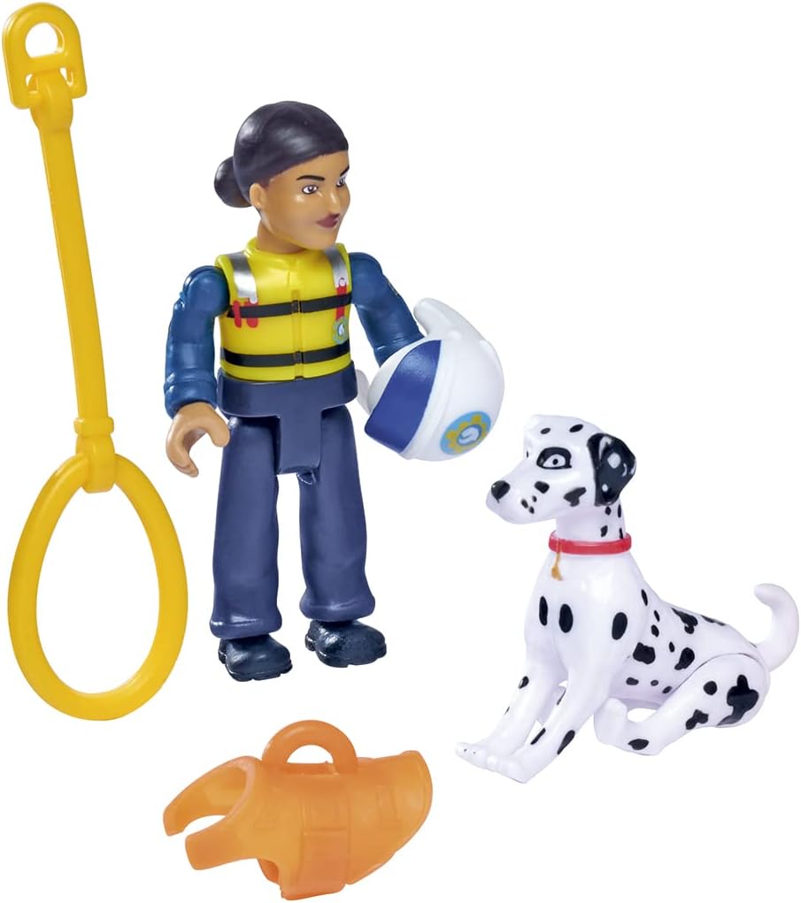 Simba - Fireman Sam - Police Helicopter - Sound and Light Functions - Pink + Radar Figures - Batteries Included - Ages 3+ - 109252537038