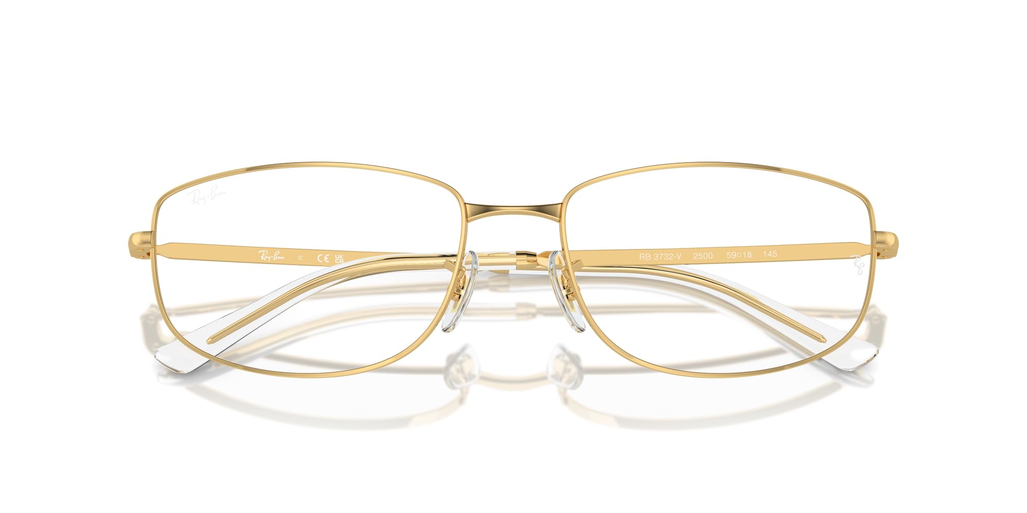 Ray-Ban Rx3732v prostokątne ramki na okulary na receptę