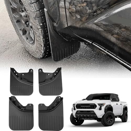 Image of Trumgeta 4PCS Truck Mud Flaps Fit for Toyota Tacoma 2024 2025 2026 SR SR5 TRD Sport Limited Splash Guards Mudflaps for Pickup Trucks