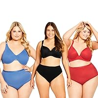 APEXA ENTERPRISE Plus Size Panty for Women Pack of 3 6XL Multicolour