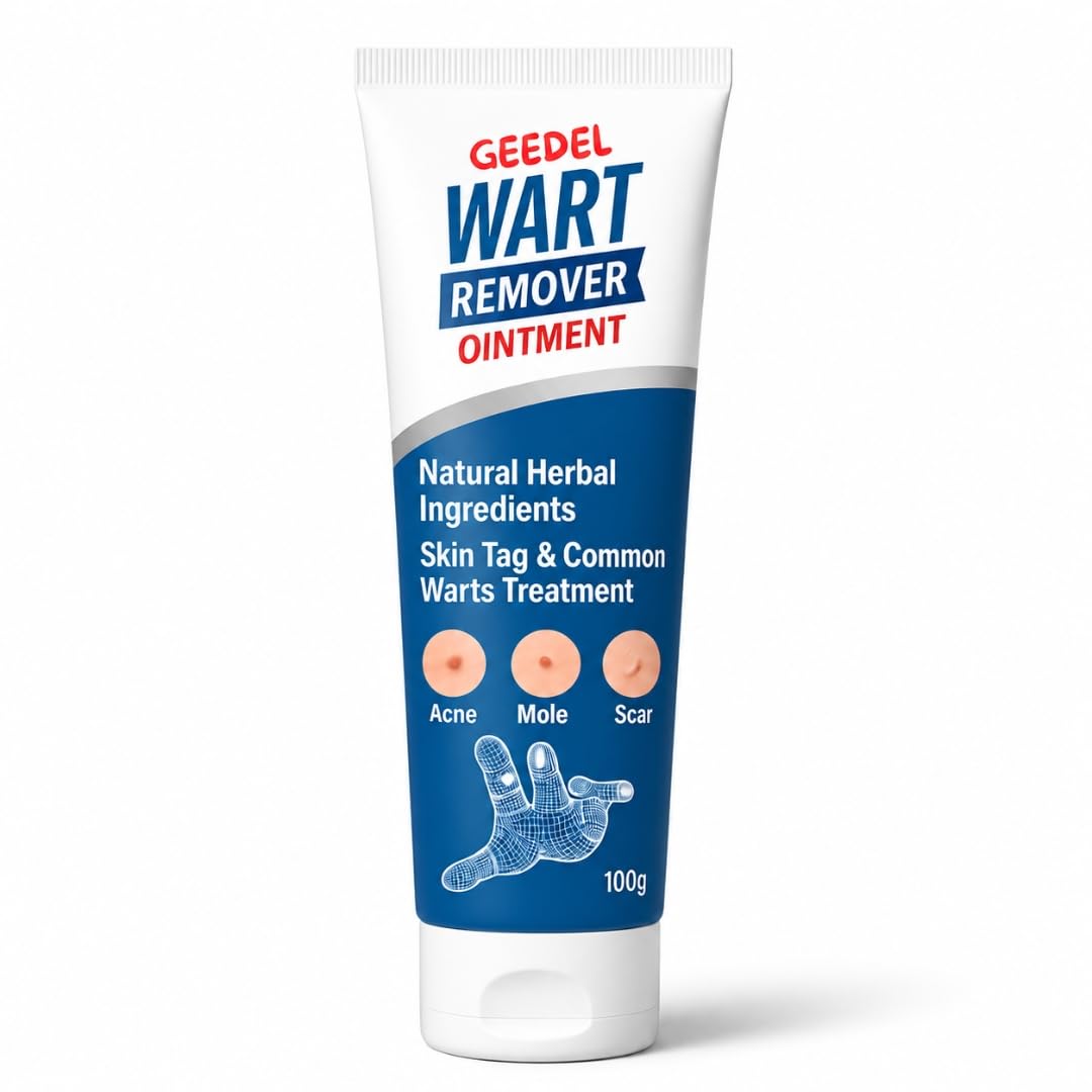 GEEDEL Wart Remover Cream for Skin Tags, Moles & Plantar Warts | Herbal Fast Acting Ointment for Hands, Feet & Face | Painless Natural Removal Gel for Adults (1 Piece)-image-22
