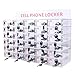 WAn2SHI0SY22 30 Slots Clear Cell Phone Locker,Acrylic Cell Phone Organizer Phones Storage Cabinet Wall Mounted with Door Locks Keys for Factory Office School 12.9X20.6X7.2inch