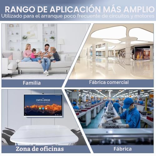 Miniatura 7 de Magnetotermico Interruptor Diferencial 63a 30ma 4 Polos Tipo Ac Rccb Disyuntor Ac 380v Rcd Diferencial Interruptor 4p 63a De Protección Gyl9-4p-63a-0.03a.