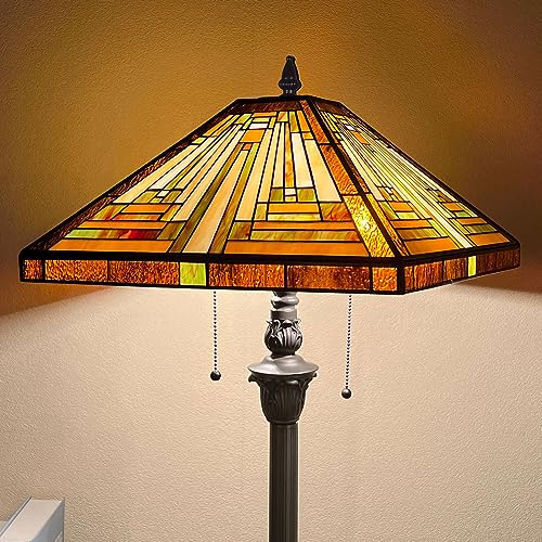 Antique Amber Tiffany Floor Lamp