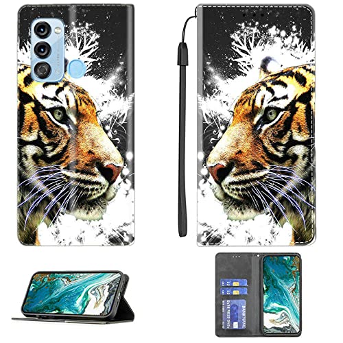 Case for Itel Vision 3 Turbo Case Compatible with Itel Vision 3 Turbo Phone Case Cover PU Leather Kickstand Magnetic Wallet Case CPT40