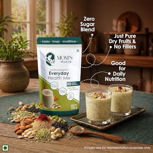 Image of Mom's Mixes Everyday Health Mix | Dry Fruits Blend | Zero Sugar | 200g