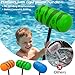 Jasonwell Pool Games Toys Floats -2Pack Inflatable Dinosaur Pool Floats with Blow Up Toy Hammers Ride on Pool Floaties for Kids Teens Adults Lounge Raft Summer Lake Beach Party Decorations (GN&Org XL)