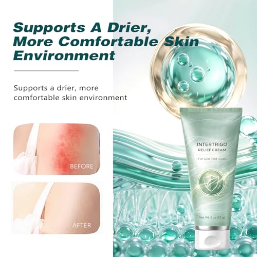 Generic 2Ps Intertrigo Cream, Skin Fold Car, for Moisture & Friction Protection, Helps Soothe Irritated Skin,Fast-Drying Non-Greasy Formula, Reduce Moisture & Friction