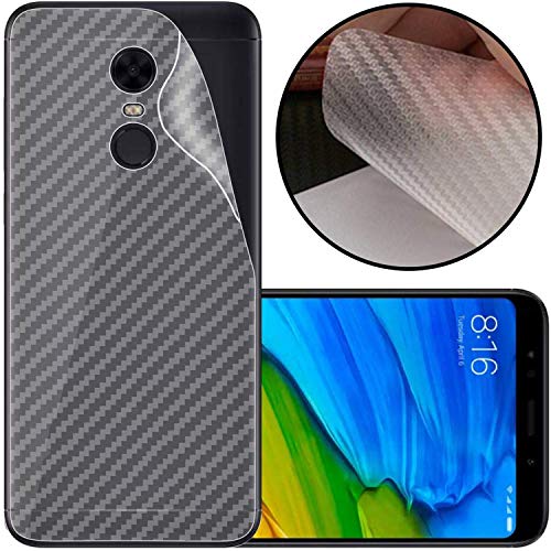 Image of Compatible with Redmi Note 5 Back Screen Protective Film Carbon Fiber Skin Transparent Screen Guard Sticker