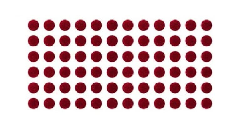 Image of Sunaina New Gold Sticker Kumkum Forehead Dark Red Round Pottu Bindis Velvet Bindi Box With 15 Cards /Flaps For Women & Girls (GDR-8 (3MM))