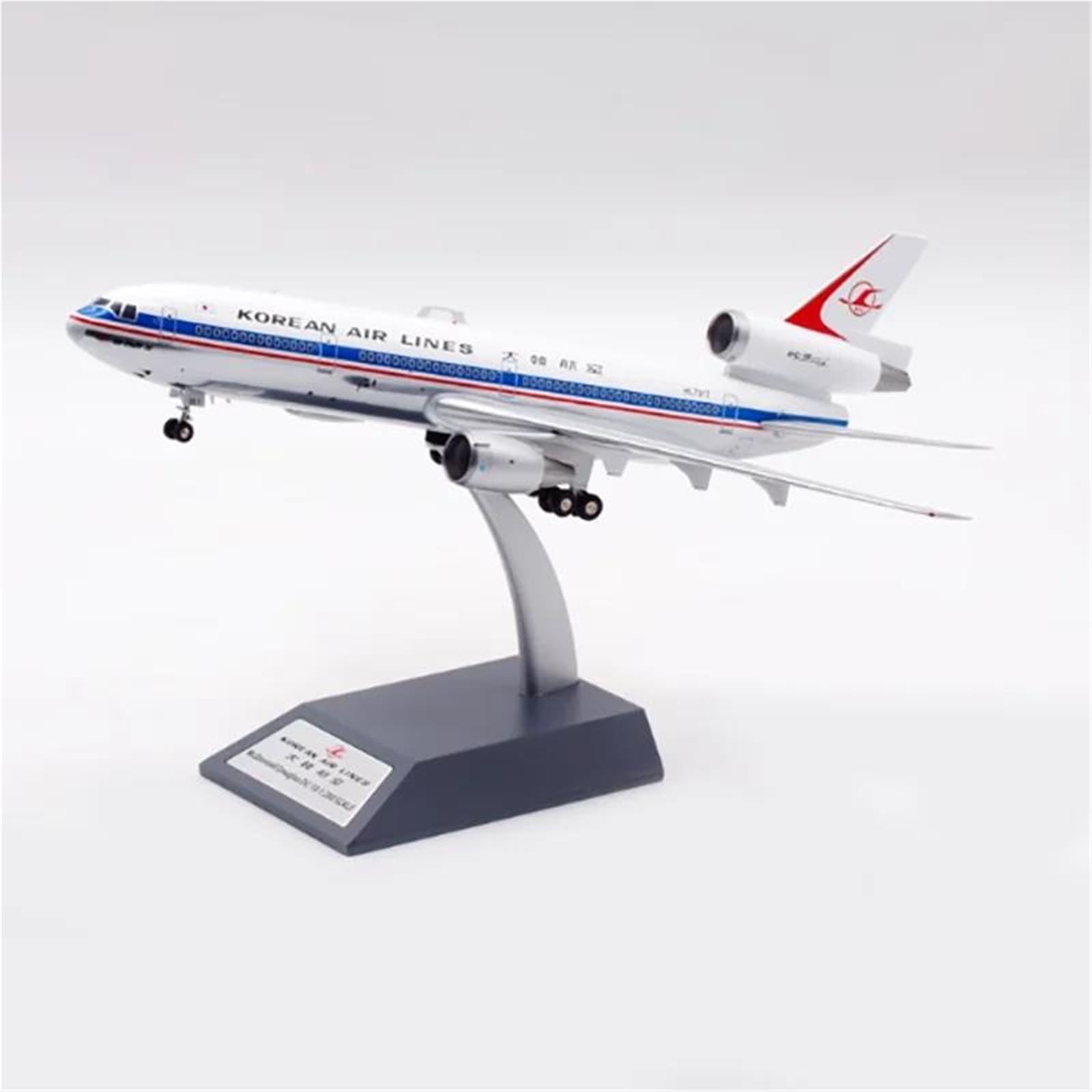 Repliki modeli samolotów Diecast samolot 1:200 dla koreańskiego powietrza McDonnell Douglas DC-10-30 HL7317 B-DC10-KAL-0122P skala Model samolotu miniaturowy model samolotu