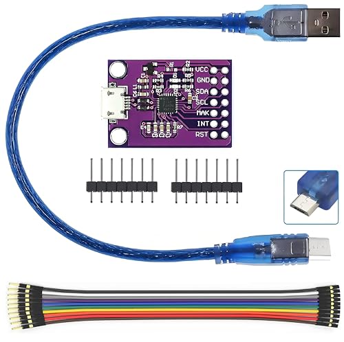 WWZMDiB CP2112 Adapter Micro USB to SMBus I2C Communication with Wires