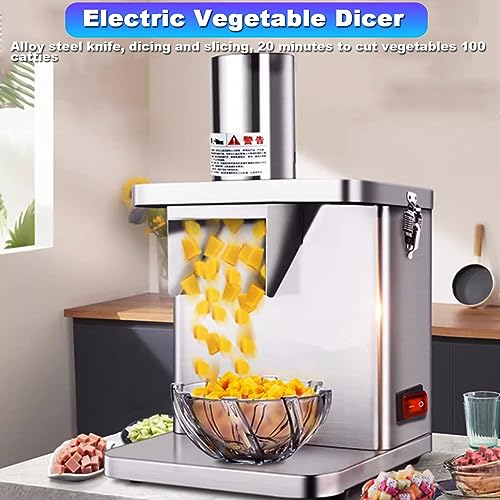 Rallador y cortador eléctrico de verduras de acero inoxidable miniatura 3