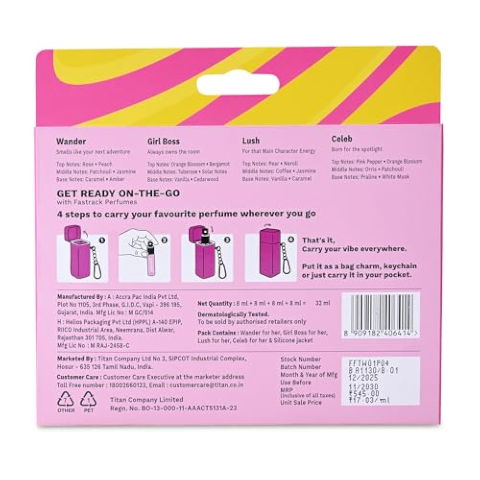Discovery Perfume Set for Women, Travel & Gift Ready